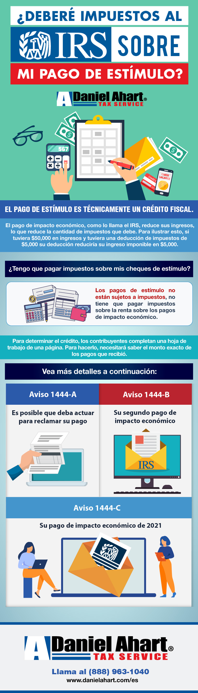 ¿Deberé impuestos al IRS sobre mi pago de estímulo? - Daniel Ahart