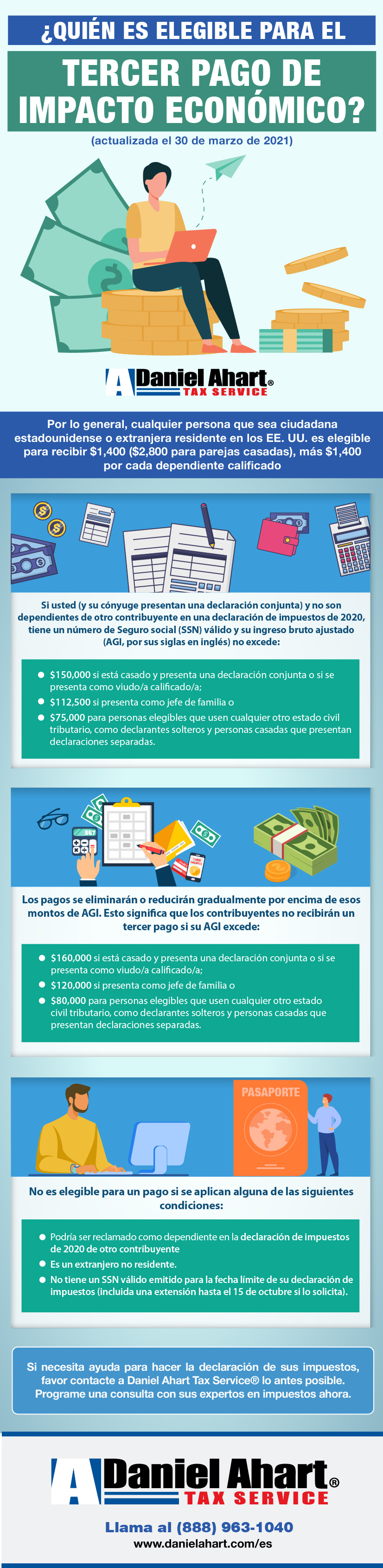 ¿Quién es elegible para el tercer Pago de impacto económico? - Daniel Ahart