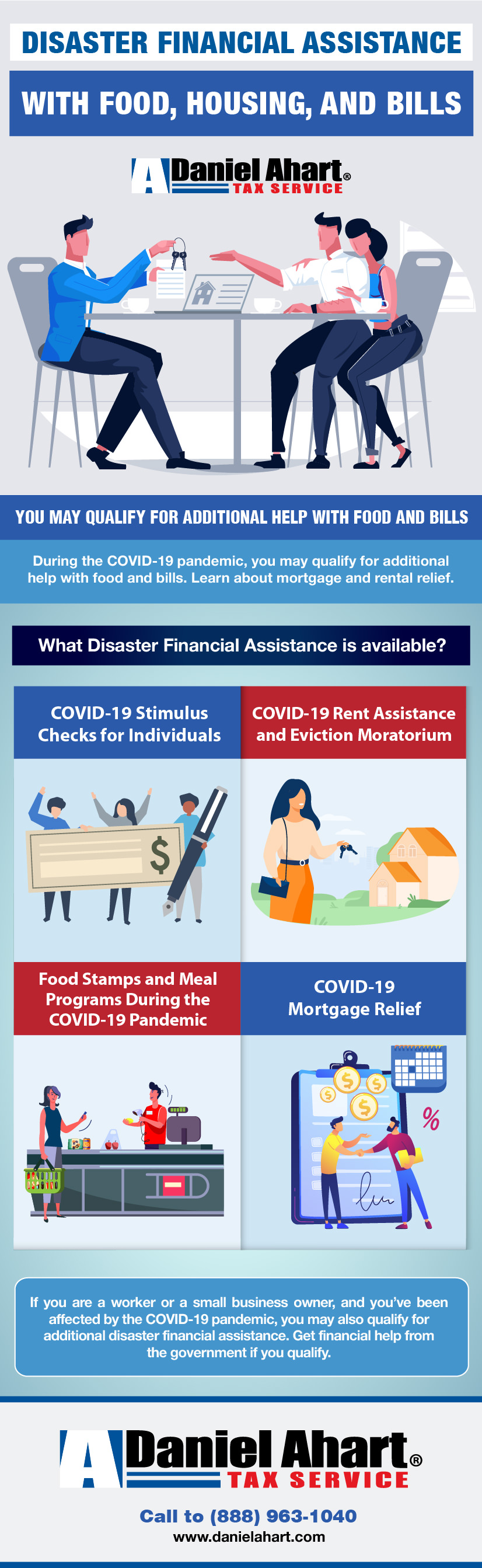 Disaster Financial Assistance with Food, Housing, and Bills - Daniel Ahart