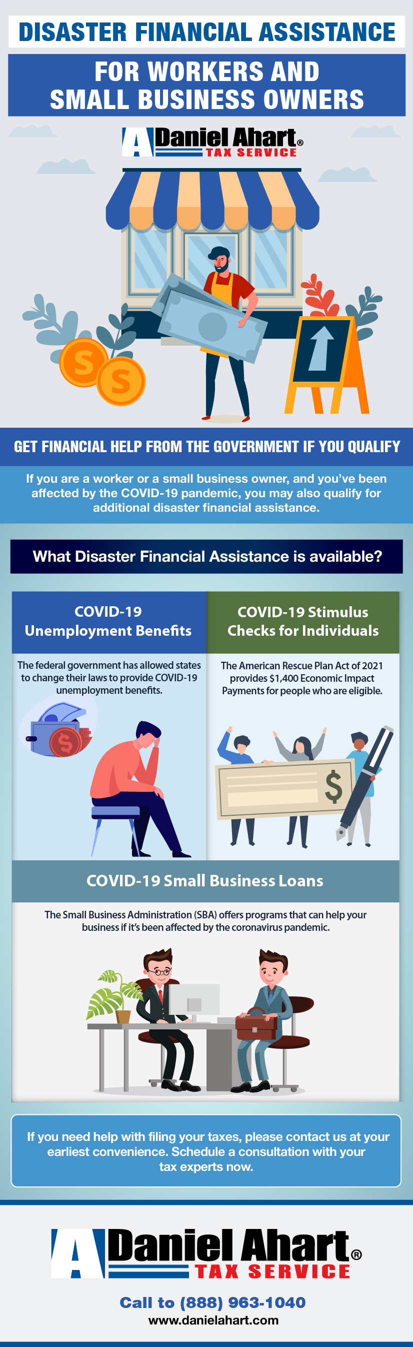 Disaster Financial Assistance for Workers and Small Business Owners - Daniel Ahart