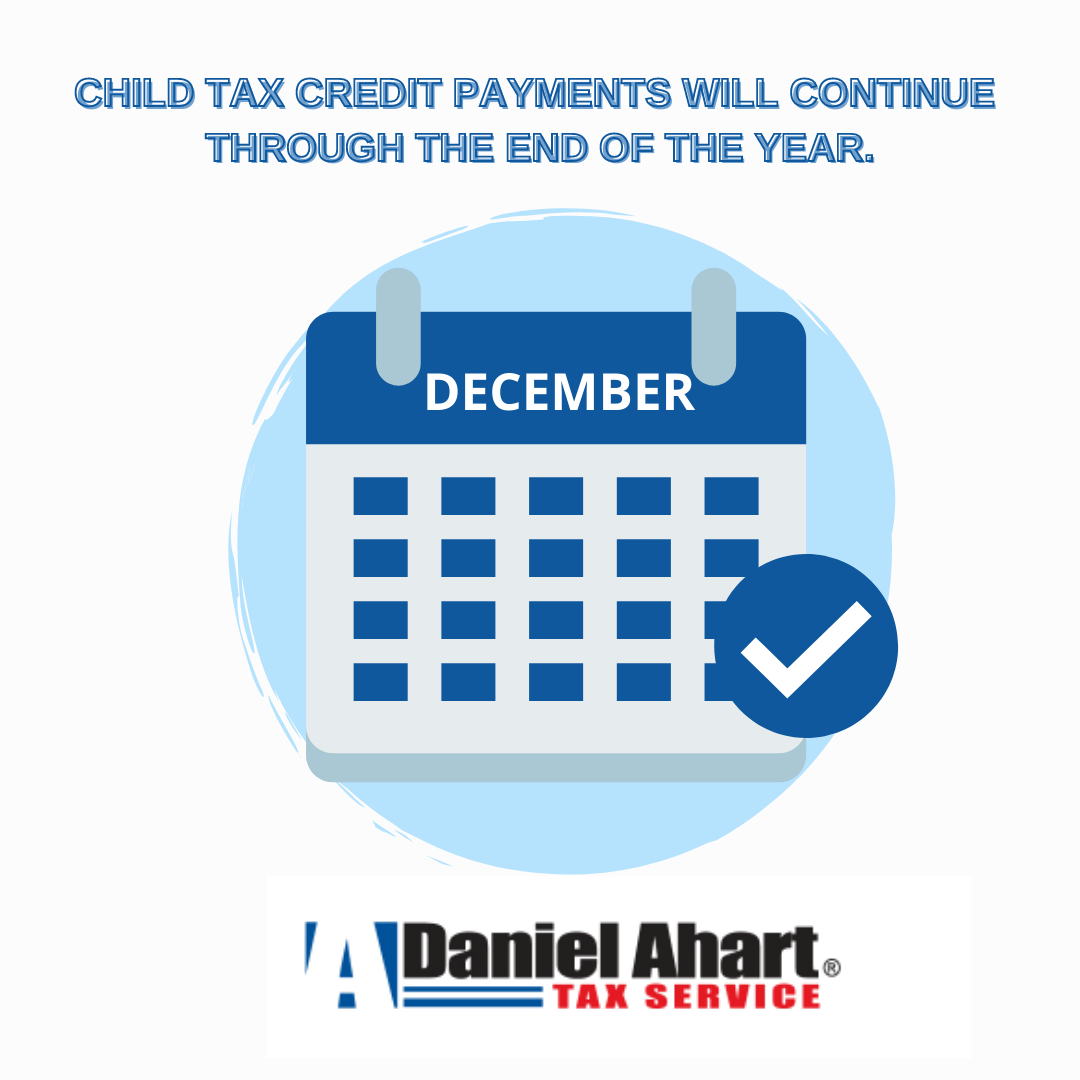 Monthly Advance Child Tax Credit Payments