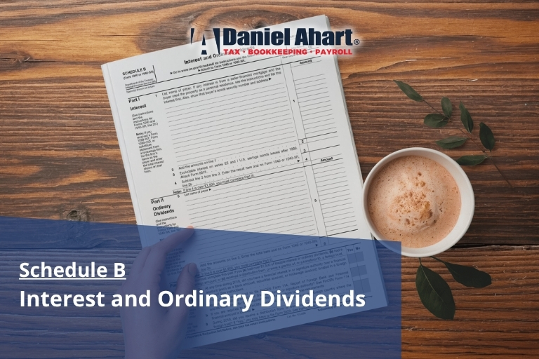 Schedule B Interest and Ordinary Dividends