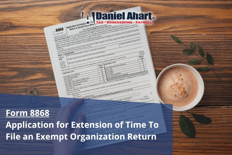 Application for Extension of Time To File an Exempt Organization Return